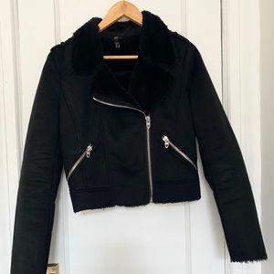 Zara faux aviator jacket